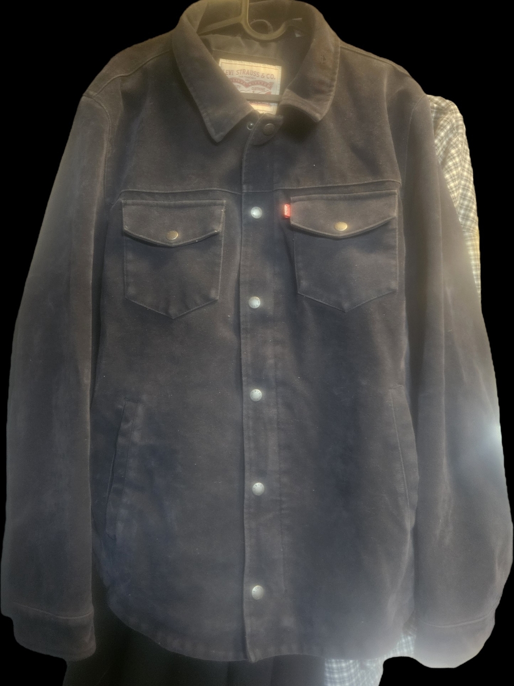 Levi's Men's Suede Button Jacket - Size L